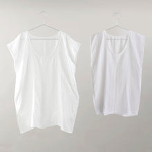 画像をギャラリービューアに読み込む, ケア・クロス (コットン混)トップス